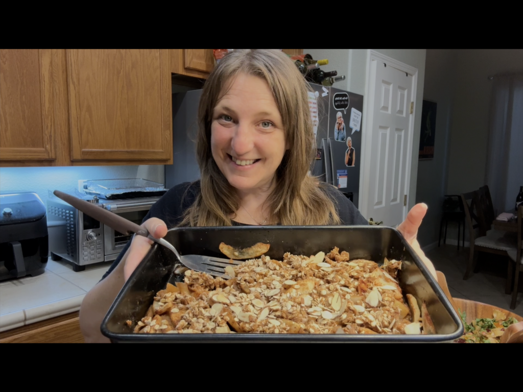 vegan apple crisp