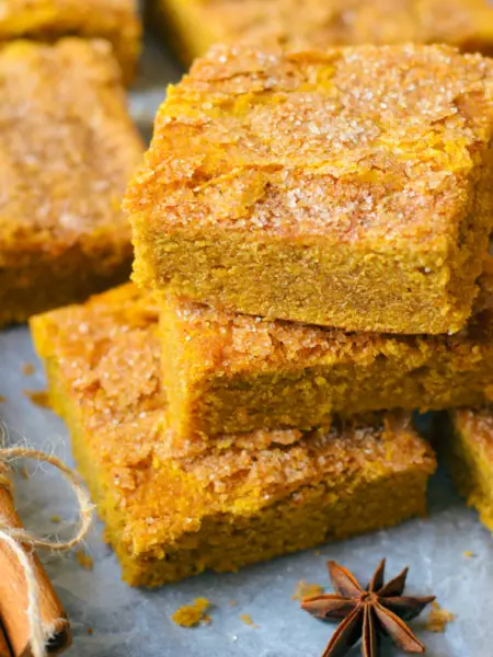 vegan pumpkin bars