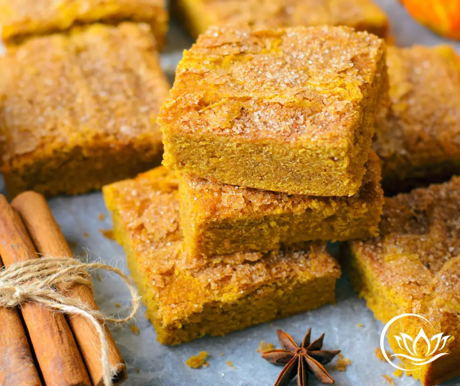 vegan pumpkin bars