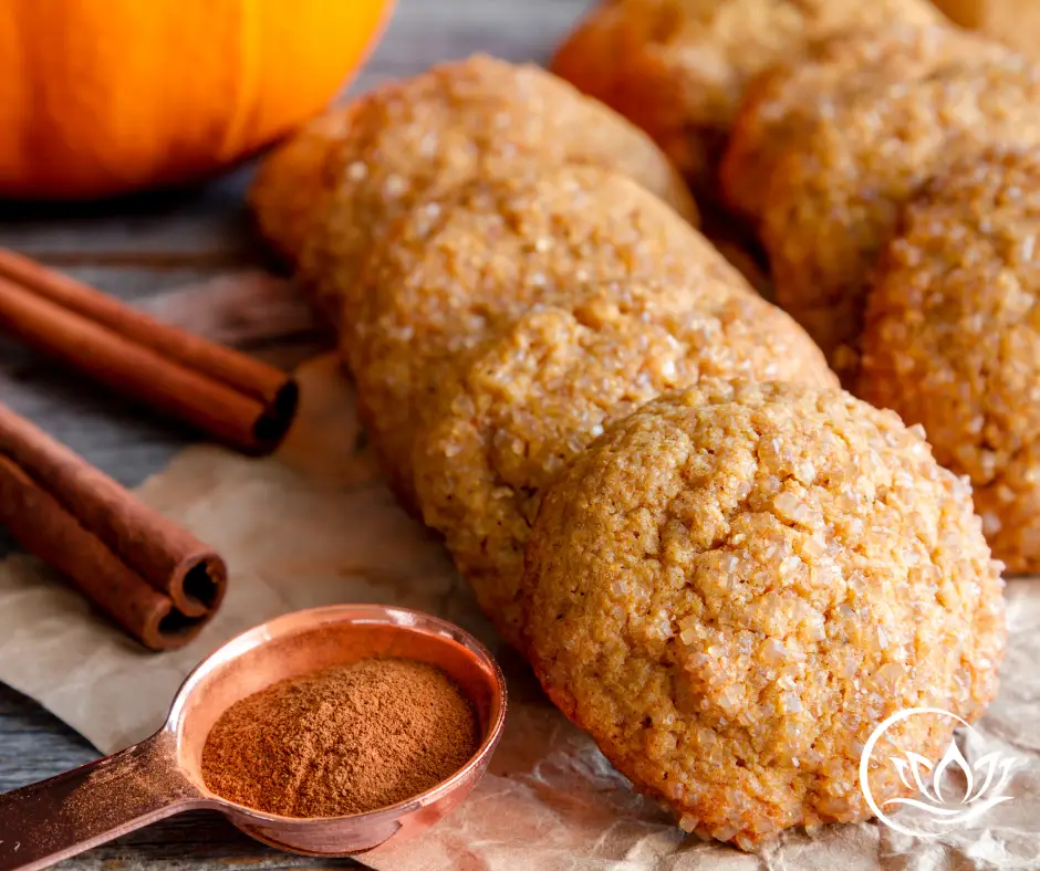 vegan pumpkin spice cookies