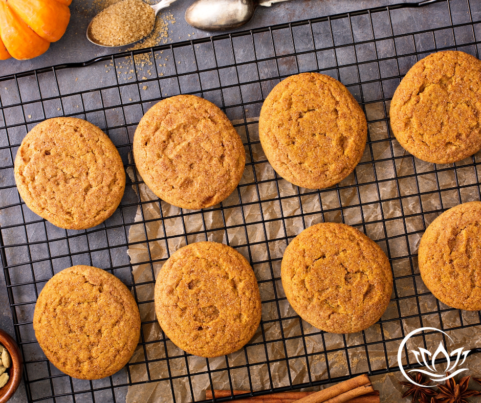 vegan pumpkin spice cookies