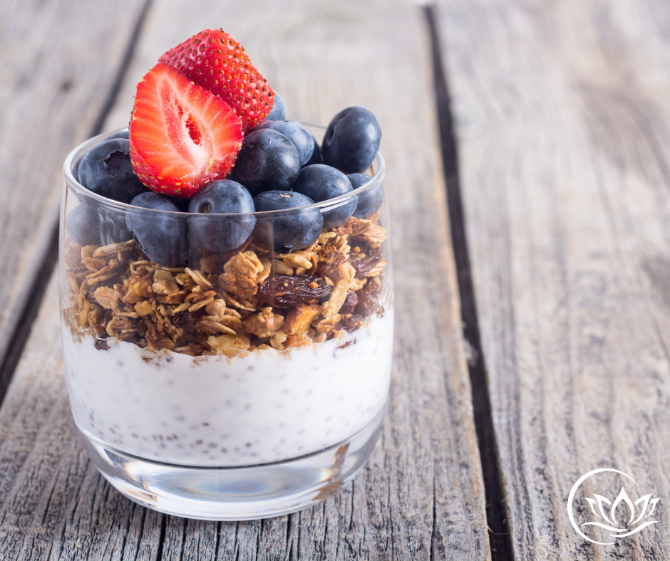 high-protein yogurt parfait