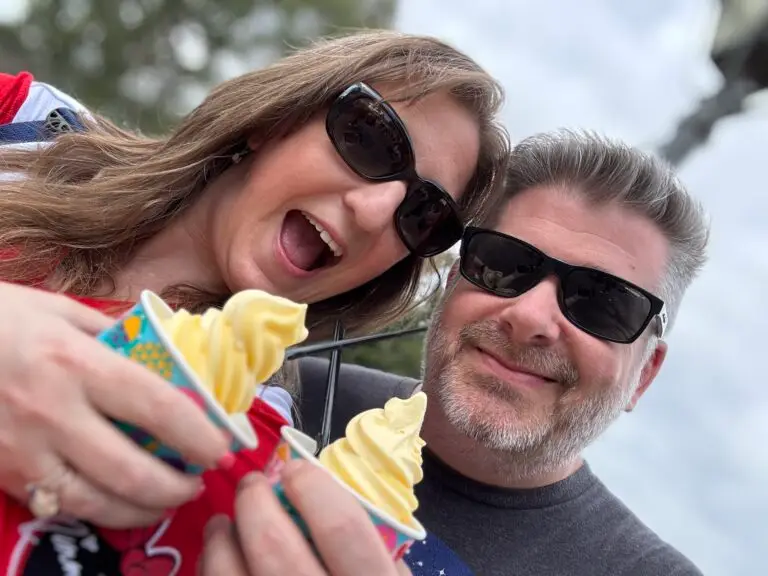 eating while on vacation at Disneyland