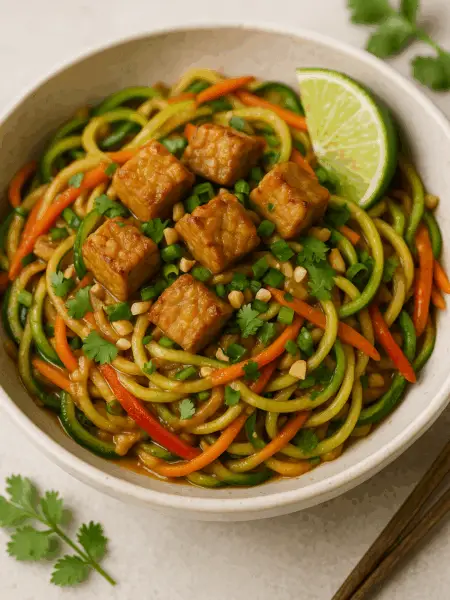 zucchini noodle pad thai