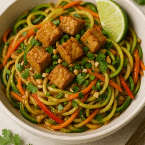 zucchini noodle pad thai