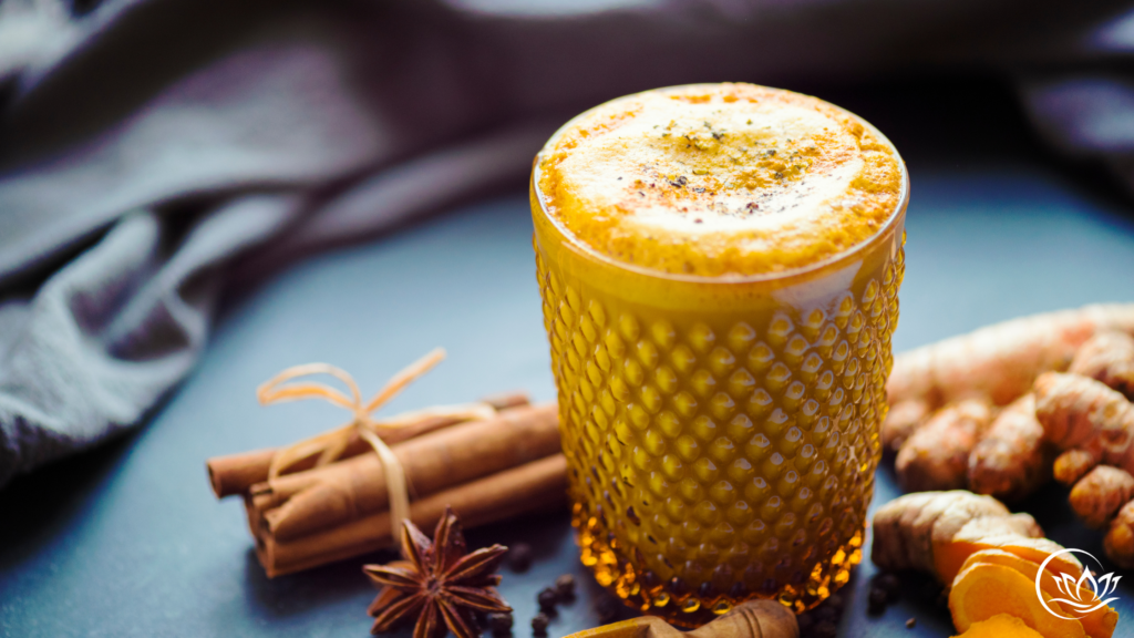 golden chia latte