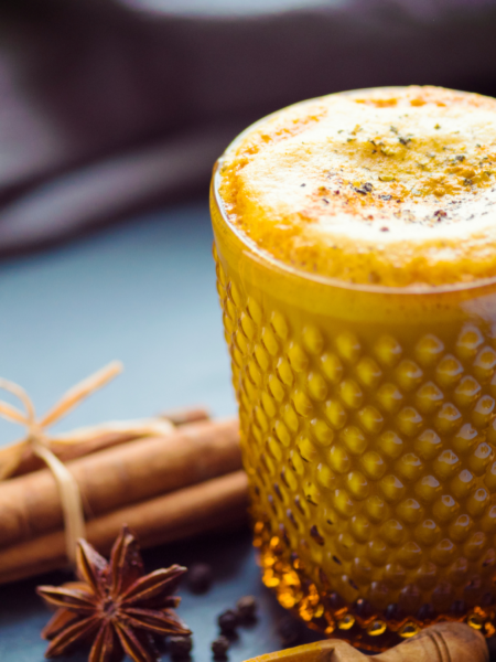golden chia latte