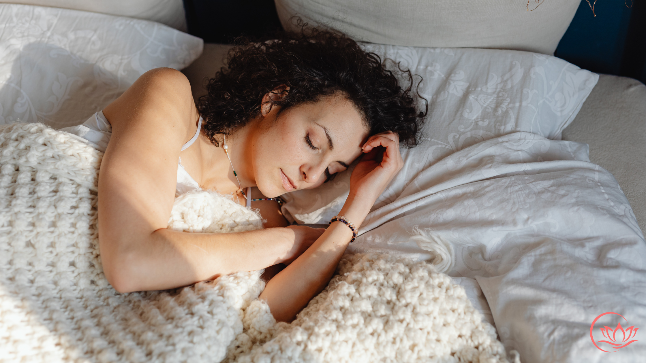 woman sleeping peacefully after trying the midlife sleep fix